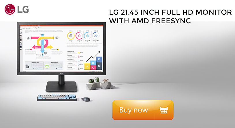 LG 21.45 inch Full HD monitor 