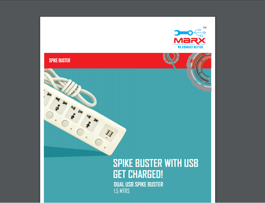 Marx Spike Buster  with Dual USB
