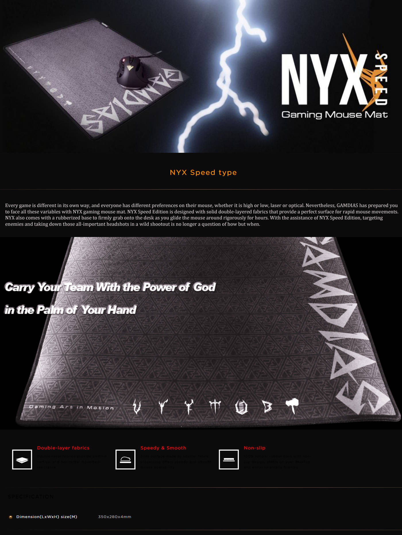  Buy Online Gamdias NYX Speed Medium Mouse Pad (GMM2300)