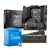 Intel Core i5-12400+MSI MAG B660M MORTAR WIFI DDR4+Corsair Vengeance RGB PRO SL 16GB