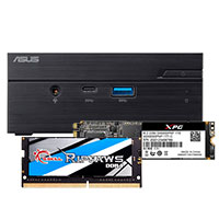 Asus PN51-S1 Barebone Mini PC Ryzen 7 5700U (90MR00K1-M003K0) + G.skill Ripjaws 16GB (1 x 16GB) DDR4
