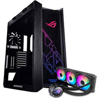 Asus ROG Strix LC II 360 ARGB AIO 360mm CPU Liquid Cooler + Asus ROG Strix Helios RGB ATX-EATX Mid-T