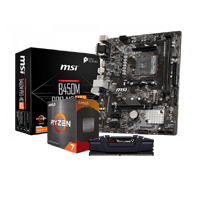 MSI B450M PRO-M2 MAX+AMD Ryzen 7 PRO 4750G +G.skill Ripjaws V 16GB