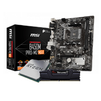 MSI B450M+AMD Ryzen 5 PRO 4650G +G.skill Ripjaws V 16GB