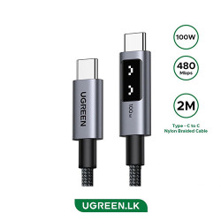 UGREEN Uno USB C Cable 2M 6ft 100W (35512)