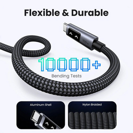 UGREEN Uno USB C Cable 2M 6ft 100W (35512)