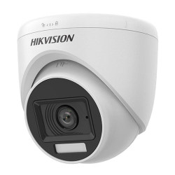 Hikvision 2K Smart Hybrid Light Audio Fixed Turret Camera (DS-2CE76G0T-LPFS)