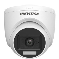 Hikvision 2K Smart Hybrid Light Audio Fixed Turret Camera (DS-2CE76G0T-LPFS)
