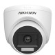 Hikvision 2K Smart Hybrid Light Audio Fixed Turret Camera (DS-2CE76G0T-LPFS)