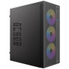 Antec ST5M ARGB mATX Mini Tower PC Case Black Tempered Glass 3 ARGB Fans