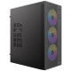 Antec ST5M ARGB mATX Mini Tower PC Case Black Tempered Glass 3 ARGB Fans