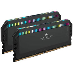 Corsair DOMINATOR PLATINUM RGB 32GB (2x16GB) DDR5 DRAM 6000MHz CL36 Intel XMP Memory Kit Black (CMT32GX5M2E6000C36) Corsair DOMINATOR PLATINUM RGB 32GB (2x16GB) DDR5 DRAM 6000MHz CL36 Intel XMP Memory Kit Black (CMT32GX5M2E6000C36)