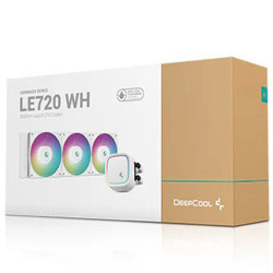Deepcool LE720 360mm ARGB Liquid Cooler White (R-LE720-WHAMMN-G-1) Deepcool LE720 360mm ARGB Liquid Cooler White (R-LE720-WHAMMN-G-1)
