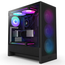 NZXT H5 Flow RGB Compact ATX Mid Tower Cabinet Black (CC-H52FB-R1)