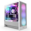 NZXT H5 Flow RGB Compact ATX Mid Tower Cabinet White (CC-H52FW-R1)