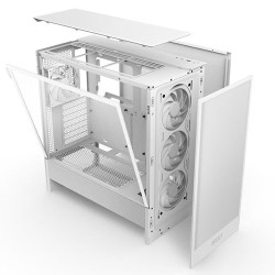 NZXT H5 Flow RGB Compact ATX Mid Tower Cabinet White (CC-H52FW-R1)