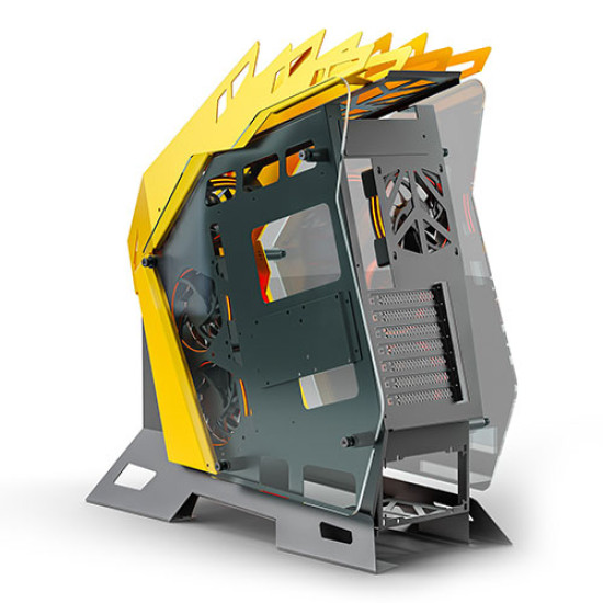 Ant Esports CYPHER G7 Mid-Tower ATX Computer Case Black Yellow Ant Esports CYPHER G7 Mid-Tower ATX Computer Case Black Yellow