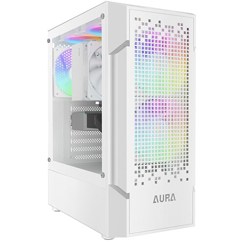 Gamdias AURA GC7 ARGB White Mid-Tower Case