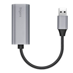 FINGERS GigaNet USB-A to Giga LAN (RJ45) Adapter FINGERS GigaNet USB-A to Giga LAN (RJ45) Adapter
