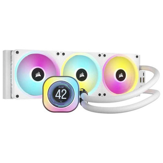Corsair iCUE LINK H150i LCD Liquid CPU Cooler White (CW-9061010-WW) Corsair iCUE LINK H150i LCD Liquid CPU Cooler White (CW-9061010-WW)