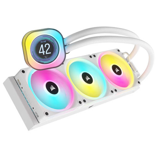 Corsair iCUE LINK H150i LCD Liquid CPU Cooler White (CW-9061010-WW) Corsair iCUE LINK H150i LCD Liquid CPU Cooler White (CW-9061010-WW)