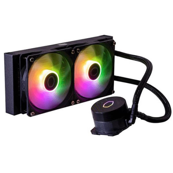 Cooler Master MasterLiquid 240L Core ARGB Black CPU Liquid Cooler (MLW-D24M-A18PZ-R1) Cooler Master MasterLiquid 240L Core ARGB Black CPU Liquid Cooler (MLW-D24M-A18PZ-R1)