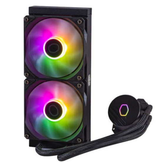 Cooler Master MasterLiquid 240L Core ARGB Black CPU Liquid Cooler (MLW-D24M-A18PZ-R1) Cooler Master MasterLiquid 240L Core ARGB Black CPU Liquid Cooler (MLW-D24M-A18PZ-R1)