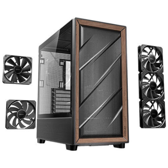 Antec Flux Black Mid Tower Case Antec Flux Black Mid Tower Case