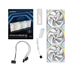 Lian Li UNI Fan SL Wireless 120mm ARGB White Triple Pack (G99.12SL1W3W.IN) Lian Li UNI Fan SL Wireless 120mm ARGB White Triple Pack (G99.12SL1W3W.IN)