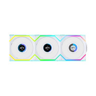 Lian Li UNI Fan SL Wireless LCD 120mm ARGB White Triple Pack (G99.12SLLCD1W3W.IN)