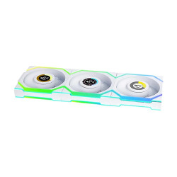 Lian Li UNI Fan SL Wireless LCD 120mm ARGB White Triple Pack (G99.12SLLCD1W3W.IN) Lian Li UNI Fan SL Wireless LCD 120mm ARGB White Triple Pack (G99.12SLLCD1W3W.IN)