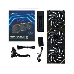 Lian Li UNI Fan TL Wireless 120mm ARGB Case Fan Triple Pack Black (G99.12TL1W3B.IN) Lian Li UNI Fan TL Wireless 120mm ARGB Case Fan Triple Pack Black (G99.12TL1W3B.IN)