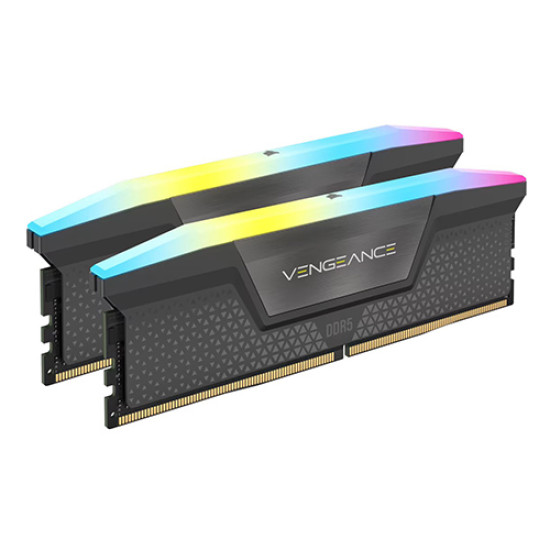 Corsair Vengeance RGB 16GB (1x16GB) DDR5 DRAM 5200MHz (CMH16GX5M1B5200Z40) Corsair Vengeance RGB 16GB (1x16GB) DDR5 DRAM 5200MHz (CMH16GX5M1B5200Z40)