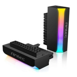 Antec ATX 24-Pin 90 Degree ARGB Adapter Black (ATX24-90-ARGB-BK) Antec ATX 24-Pin 90 Degree ARGB Adapter Black (ATX24-90-ARGB-BK)