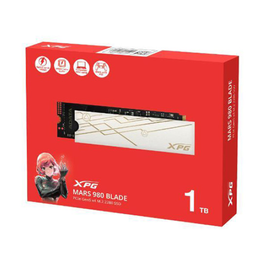Adata XPG MARS 980 1TB BLADE PCIe Gen5 Solid State Drive (SMAR-980B-1TCS) Adata XPG MARS 980 1TB BLADE PCIe Gen5 Solid State Drive (SMAR-980B-1TCS)