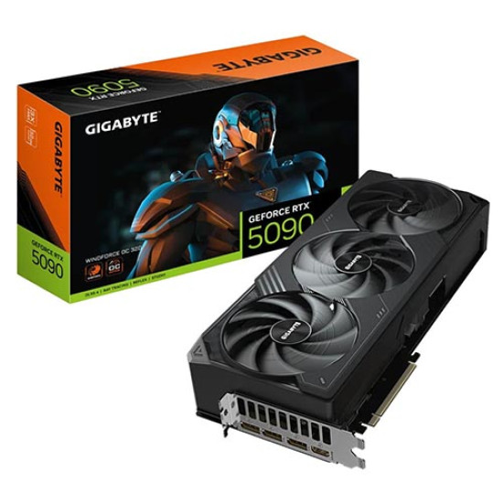 Gigabyte GeForce RTX 5090 WINDFORCE OC 32GB GDDR7 (GV-N5090WF3OC-32GD)