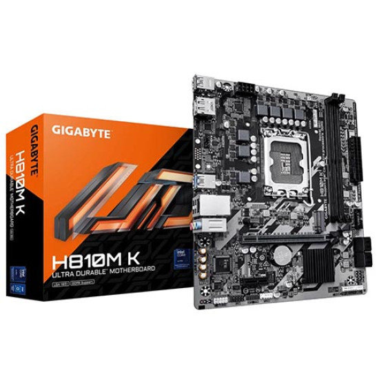 Gigabyte H810M K Micro ATX DDR5 Intel Motherboard Gigabyte H810M K Micro ATX DDR5 Intel Motherboard