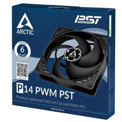 Arctic P14 PWM PST 140 mm PWM Fan Black (ACFAN00125A) Arctic P14 PWM PST 140 mm PWM Fan Black (ACFAN00125A)