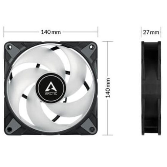 Arctic P14 PWM PST A-RGB Single Fan Black (ACFAN00239A) Arctic P14 PWM PST A-RGB Single Fan Black (ACFAN00239A)