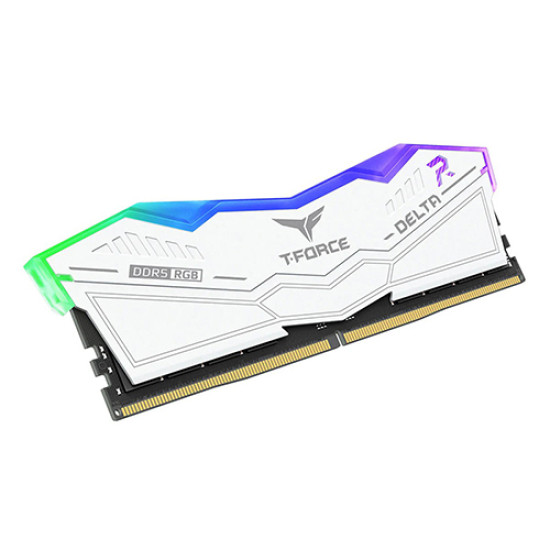 TeamGroup T-Force Delta RGB 32GB (2X16GB) 6000MHz DDR5 White (FF4D532G6000HC38JDC01) TeamGroup T-Force Delta RGB 32GB (2X16GB) 6000MHz DDR5 White (FF4D532G6000HC38JDC01)