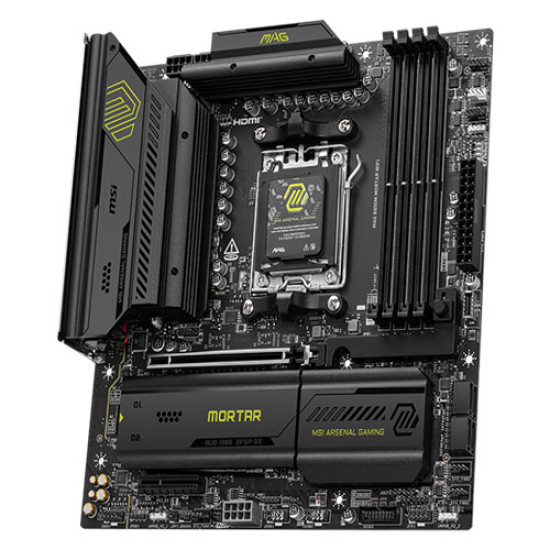 MSI MAG B850M MORTAR WIFI DDR5 AMD Motherboard MSI MAG B850M MORTAR WIFI DDR5 AMD Motherboard