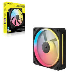 Corsair iCUE LINK LX120-R RGB 120mm PWM Reverse Fan Single Black (CO-9051049-WW)