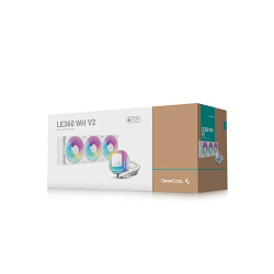 Deepcool LE360 V2 360mm CPU Liquid Cooler White (R-LE360-WHAMMN-G-2) Deepcool LE360 V2 360mm CPU Liquid Cooler White (R-LE360-WHAMMN-G-2)