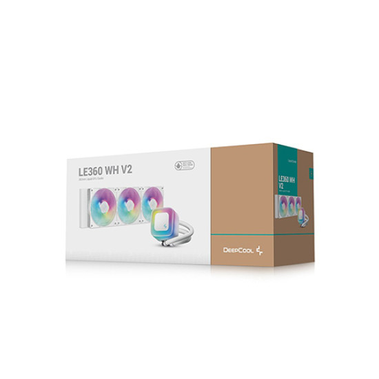 Deepcool LE360 V2 360mm CPU Liquid Cooler White (R-LE360-WHAMMN-G-2) Deepcool LE360 V2 360mm CPU Liquid Cooler White (R-LE360-WHAMMN-G-2)