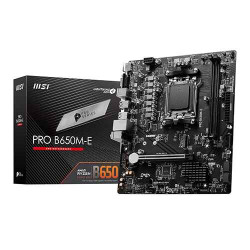 MSI PRO B650M-E DDR5 AMD Motherboard MSI PRO B650M-E DDR5 AMD Motherboard