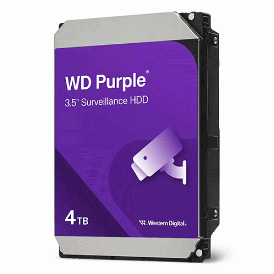 Western Digital Purple Surveillance 4TB Internal HDD (WD44PURZ)