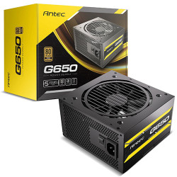 Antec G650 650 Watt 80 Plus Gold Semi Modular Power Supply Antec G650 650 Watt 80 Plus Gold Semi Modular Power Supply