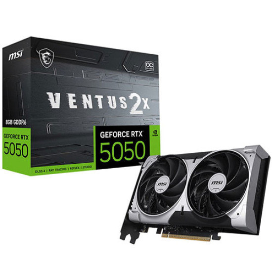MSI GeForce RTX 5050 8G VENTUS 2X OC 8GB GDDR6 MSI GeForce RTX 5050 8G VENTUS 2X OC 8GB GDDR6