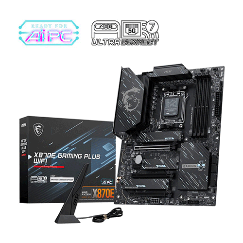 MSI X870E GAMING PLUS WIFI DDR5 AMD Motherboard