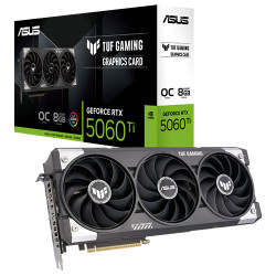 ASUS TUF Gaming GeForce RTX 5060 Ti 8GB GDDR7 OC Edition (TUF-RTX5060TI-O8G) ASUS TUF Gaming GeForce RTX 5060 Ti 8GB GDDR7 OC Edition (TUF-RTX5060TI-O8G)
